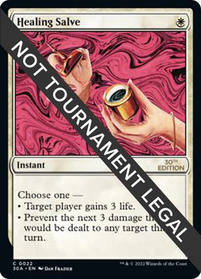 Healing Salve card from 30th Anniversary Edition