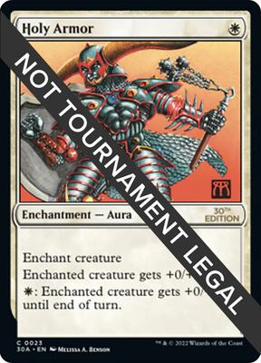 Holy Armor card from 30th Anniversary Edition