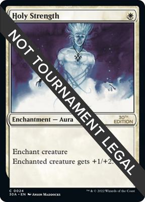 Holy Strength card from 30th Anniversary Edition
