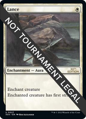 Lance card from 30th Anniversary Edition