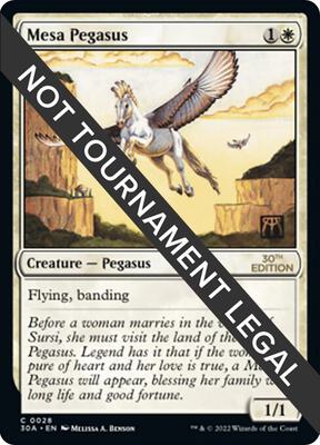 Mesa Pegasus card from 30th Anniversary Edition