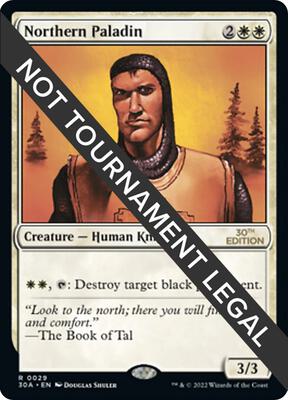 Northern Paladin card from 30th Anniversary Edition