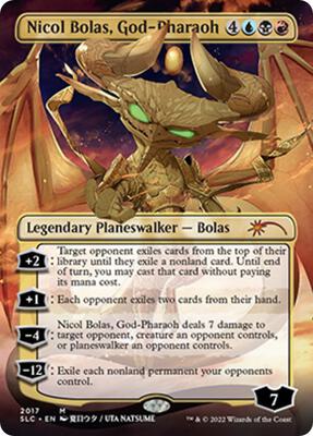 Nicol Bolas, God-Pharaoh card from Secret Lair Countdown Kit