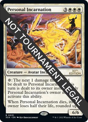 Personal Incarnation card from 30th Anniversary Edition