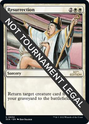 Resurrection card from 30th Anniversary Edition