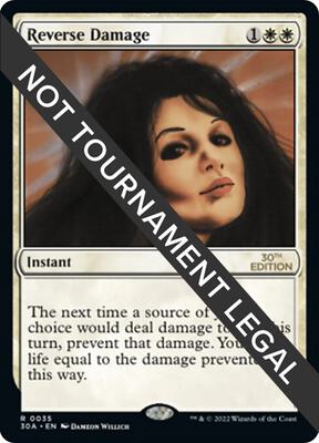 Reverse Damage card from 30th Anniversary Edition
