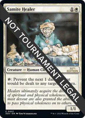 Samite Healer card from 30th Anniversary Edition
