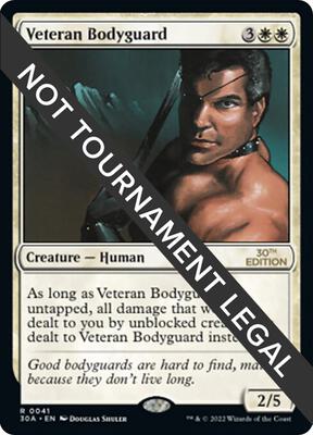 Veteran Bodyguard card from 30th Anniversary Edition