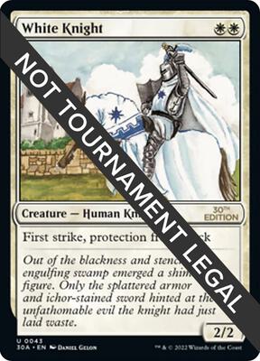 White Knight card from 30th Anniversary Edition