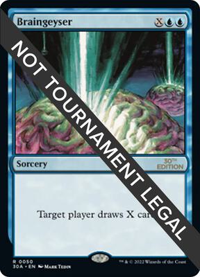 Braingeyser card from 30th Anniversary Edition