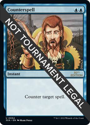 Counterspell card from 30th Anniversary Edition