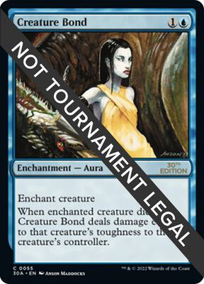 Creature Bond card from 30th Anniversary Edition