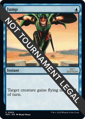 Jump card from 30th Anniversary Edition