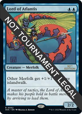 Lord of Atlantis card from 30th Anniversary Edition