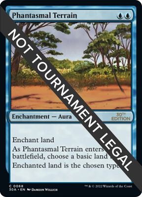 Phantasmal Terrain card from 30th Anniversary Edition