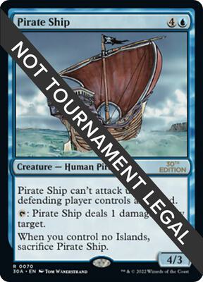 Pirate Ship card from 30th Anniversary Edition