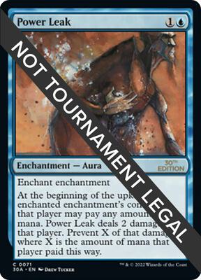 Power Leak card from 30th Anniversary Edition