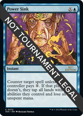 Power Sink card from 30th Anniversary Edition