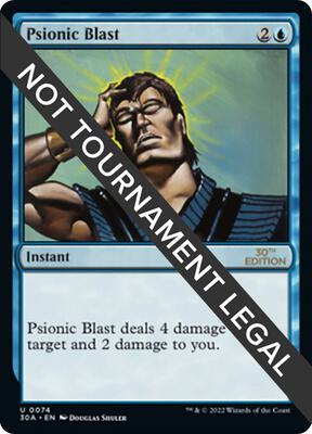 Psionic Blast card from 30th Anniversary Edition