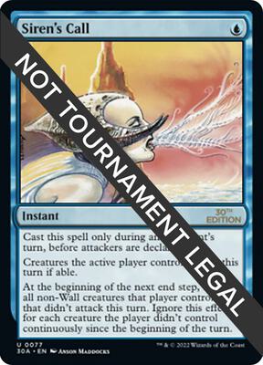 Siren's Call card from 30th Anniversary Edition