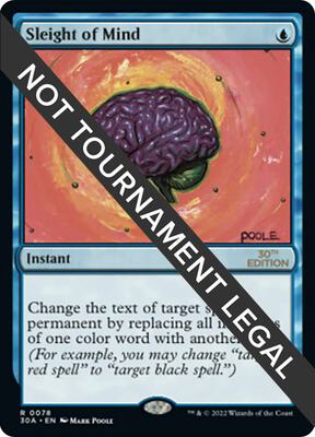 Sleight of Mind card from 30th Anniversary Edition
