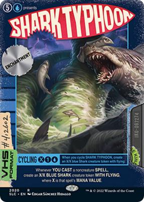 Shark Typhoon card from Secret Lair Countdown Kit