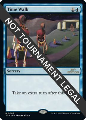 Time Walk card from 30th Anniversary Edition