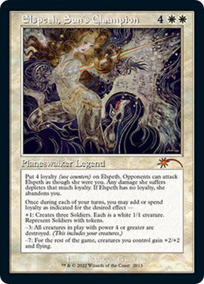 Elspeth, Sun's Champion card from Secret Lair Countdown Kit