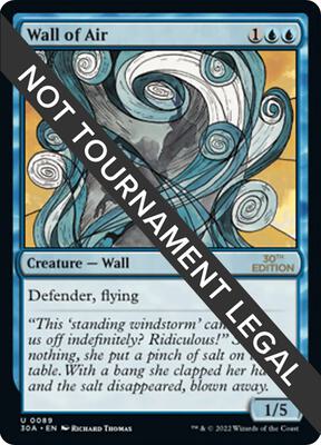 Wall of Air card from 30th Anniversary Edition