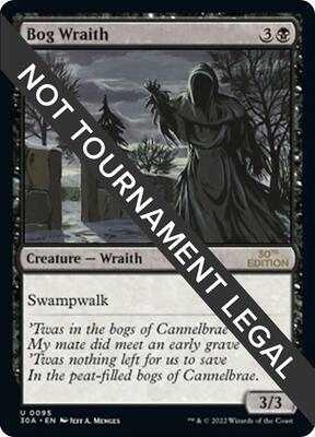 Bog Wraith card from 30th Anniversary Edition