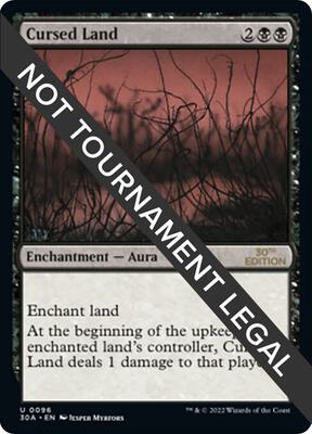 Cursed Land card from 30th Anniversary Edition