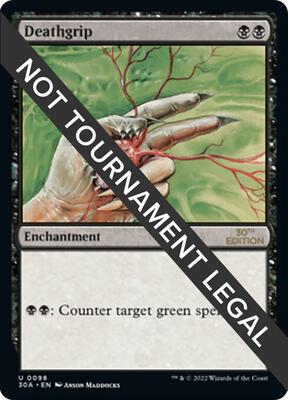 Deathgrip card from 30th Anniversary Edition