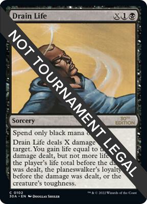 Drain Life card from 30th Anniversary Edition