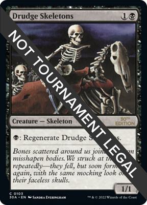 Drudge Skeletons card from 30th Anniversary Edition