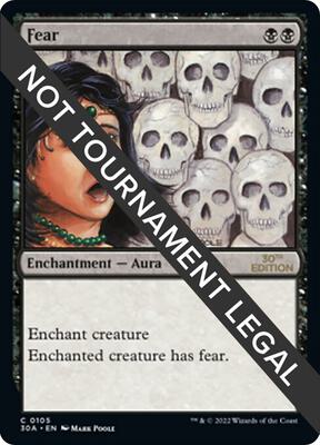 Fear card from 30th Anniversary Edition
