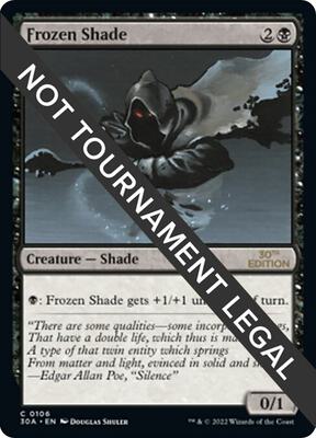 Frozen Shade card from 30th Anniversary Edition