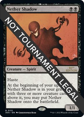 Nether Shadow card from 30th Anniversary Edition
