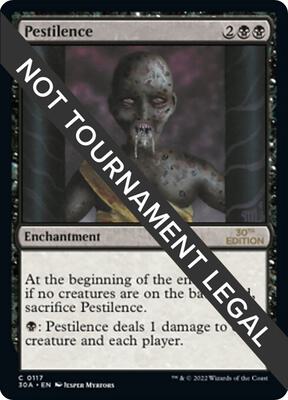 Pestilence card from 30th Anniversary Edition
