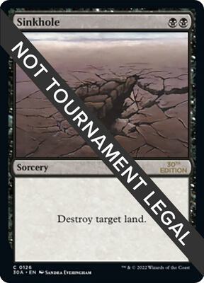 Sinkhole card from 30th Anniversary Edition
