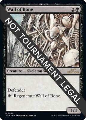 Wall of Bone card from 30th Anniversary Edition