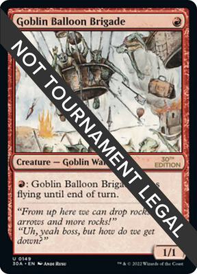 Goblin Balloon Brigade card from 30th Anniversary Edition