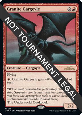 Granite Gargoyle card from 30th Anniversary Edition
