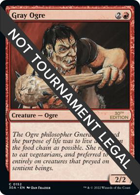 Gray Ogre card from 30th Anniversary Edition