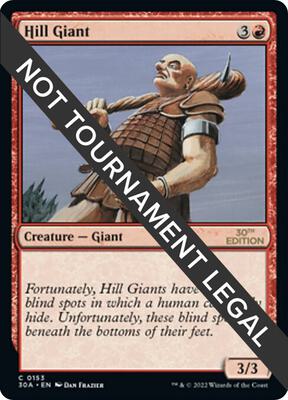 Hill Giant card from 30th Anniversary Edition