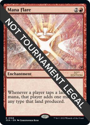 Mana Flare card from 30th Anniversary Edition