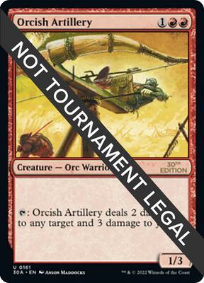 Orcish Artillery card from 30th Anniversary Edition