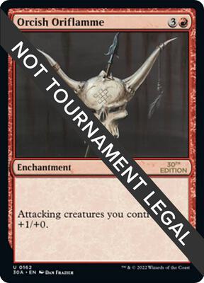 Orcish Oriflamme card from 30th Anniversary Edition