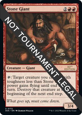 Stone Giant card from 30th Anniversary Edition
