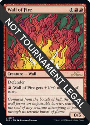 Wall of Fire card from 30th Anniversary Edition