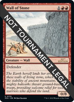 Wall of Stone card from 30th Anniversary Edition